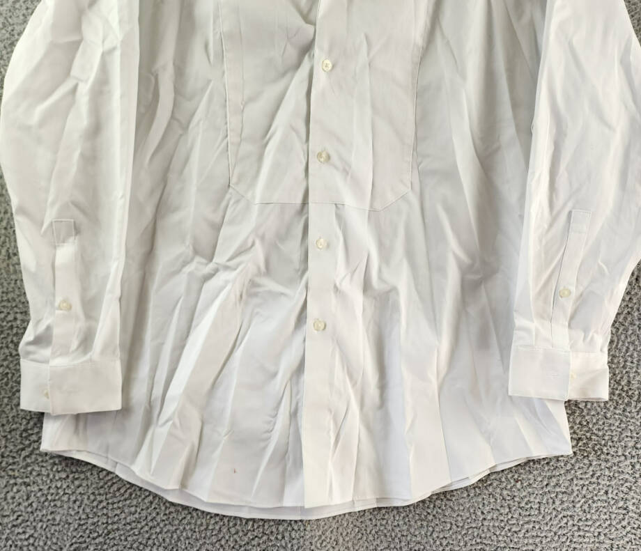Calvin Klein Infinite Color Regular Fit Dress Shirt Men's 17-17.5 32/33 White