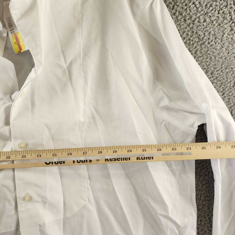 Calvin Klein Infinite Color Regular Fit Dress Shirt Men's 17-17.5 32/33 White