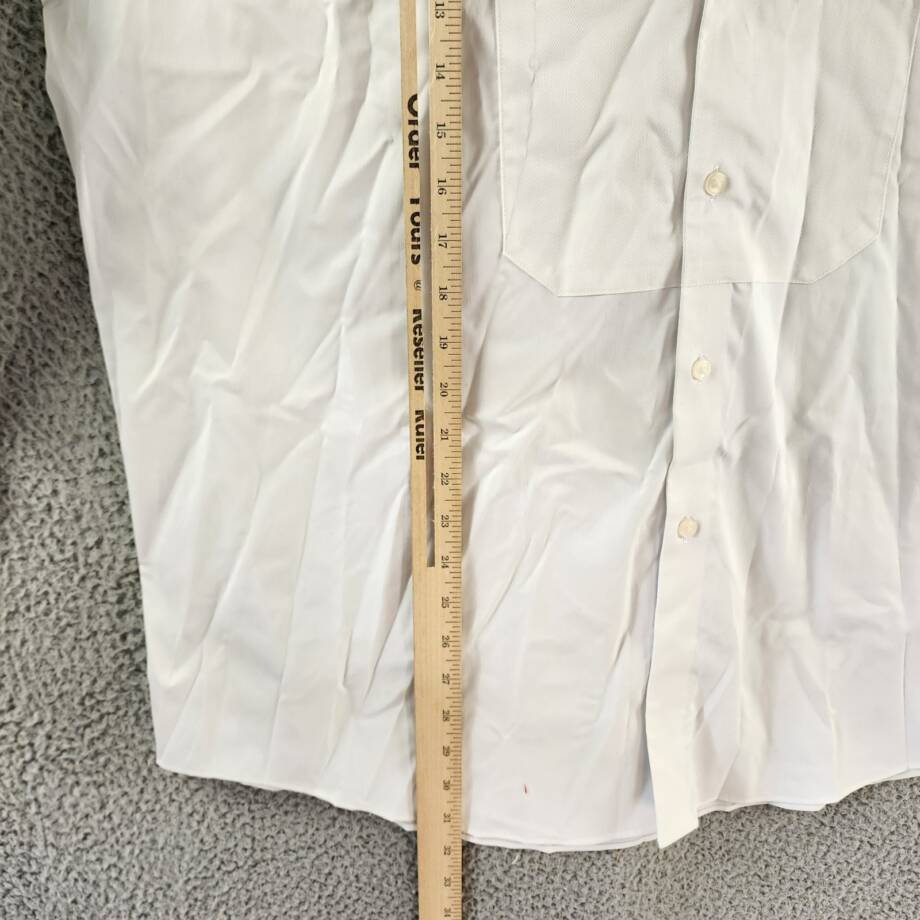 Calvin Klein Infinite Color Regular Fit Dress Shirt Men's 17-17.5 32/33 White
