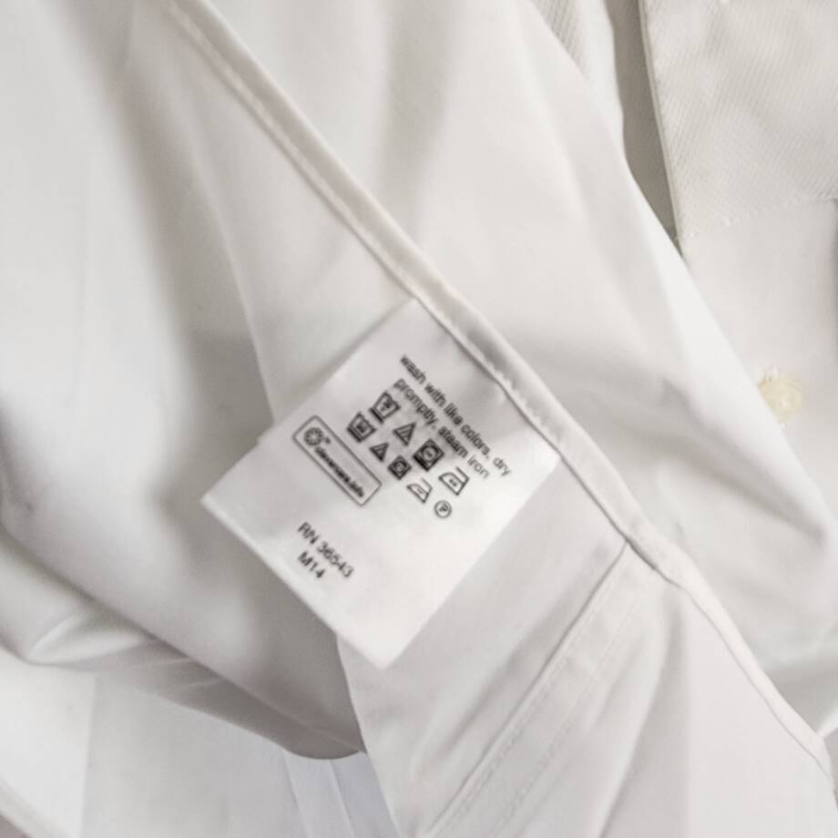 Calvin Klein Infinite Color Regular Fit Dress Shirt Men's 17-17.5 32/33 White