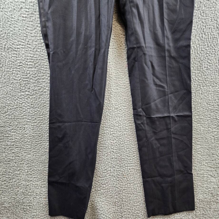 Hart Schaffner Marx Side Stripe Wool Pants Men's 42 36Regular Button Zip Closure