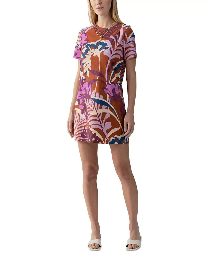 Sanctuary The Only One T-Shirt Dress Women's XS Multi Crewneck Short Sleeve
