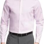 Calvin Klein Steel Plus Regular Fit Modern Pin Cord Dress Shirt Men's 17 32-33