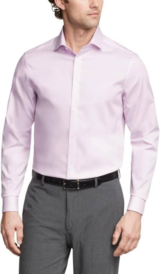 Calvin Klein Steel Plus Regular Fit Modern Pin Cord Dress Shirt Men's 17 32-33