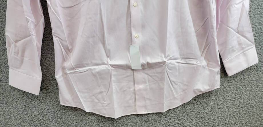 Calvin Klein Steel Plus Regular Fit Modern Pin Cord Dress Shirt Men's 17 32-33