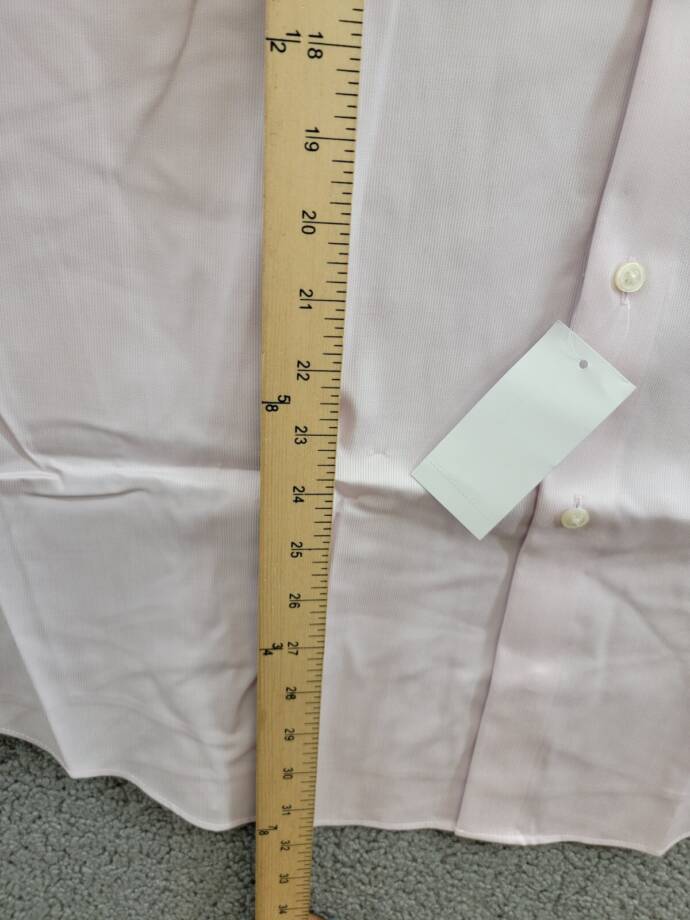 Calvin Klein Steel Plus Regular Fit Modern Pin Cord Dress Shirt Men's 17 32-33