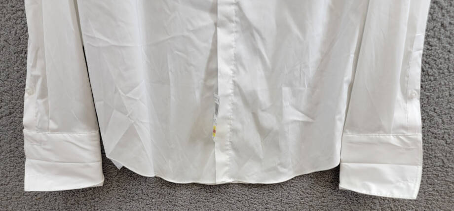 Calvin Klein Infinite Color Regular Fit Dress Shirt Men's L 34/35 16-16.5 White