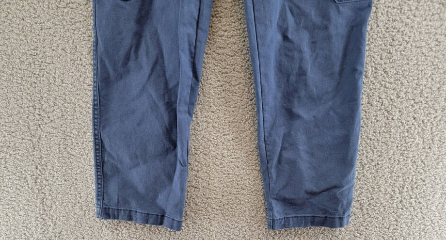 Bass Outdoor High-Rise Canvas Cargo Pants Women's 4 Navy Blazer Straight Leg