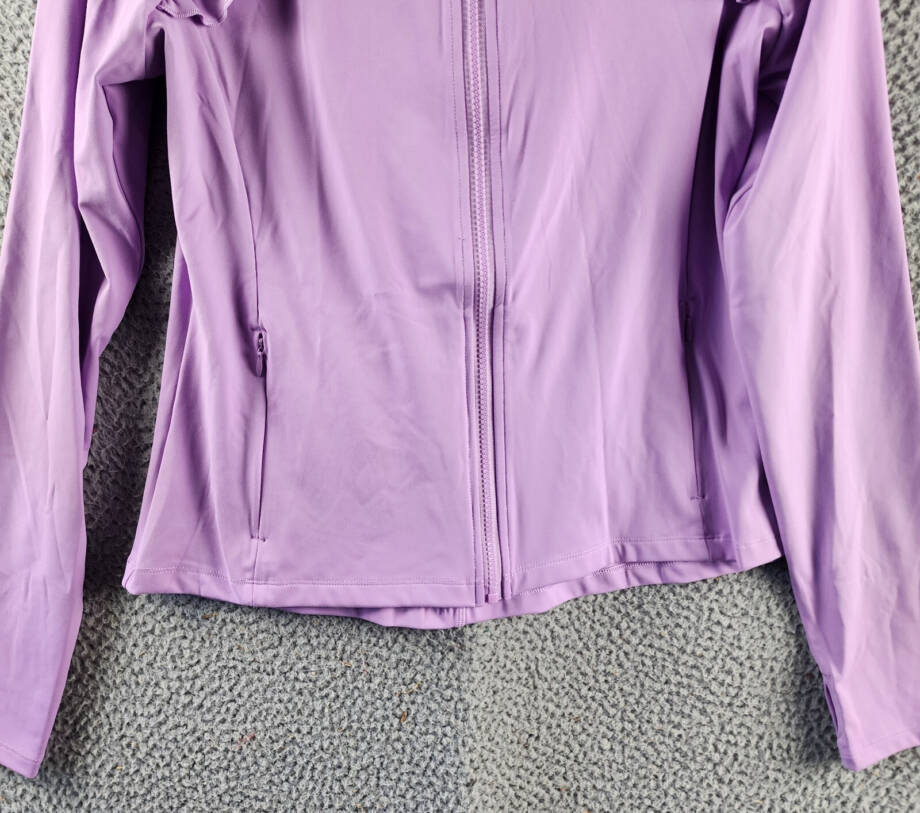 SAGE COLLECTIVE UPF 50+ Flyer Performance Track Jacket Women M Lilac Zip Closure