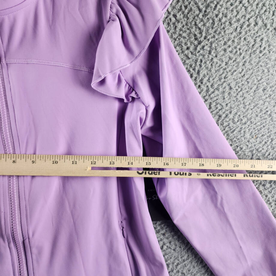 SAGE COLLECTIVE UPF 50+ Flyer Performance Track Jacket Women M Lilac Zip Closure