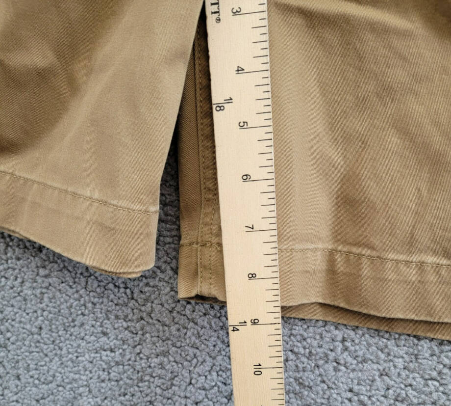 Polo Ralph Lauren 8-Inch Relaxed Fit Chino Shorts Men's 38 Sandsurf Button Zip