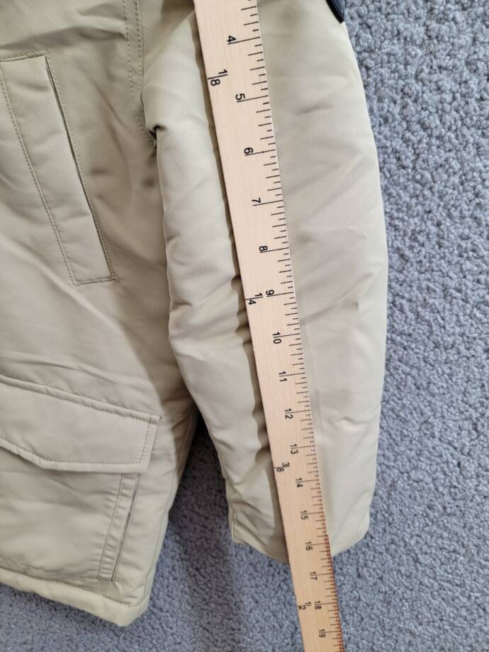 Polo Ralph Lauren Artificial-fur-Trim Down Parka Jacket Big Boys 7 Classic Khaki