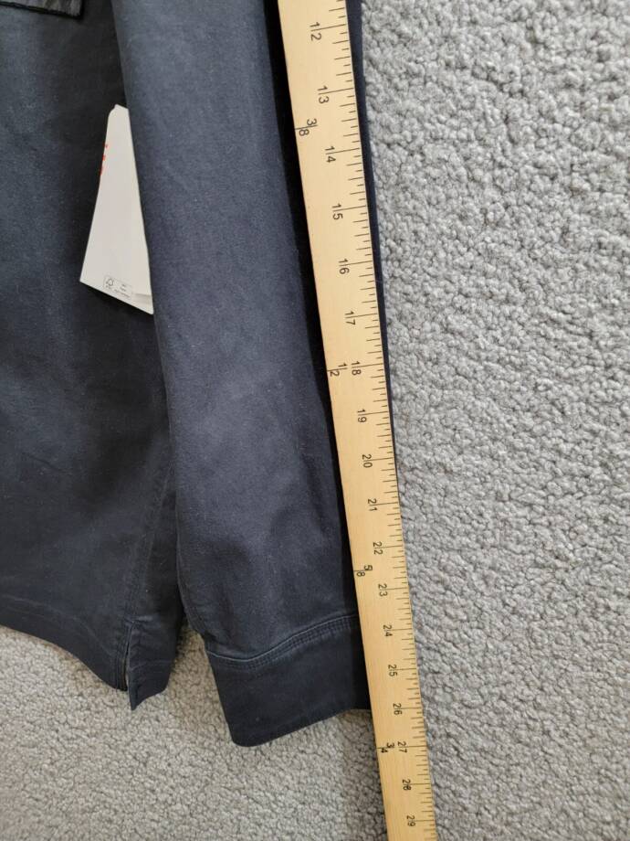 BASS OUTDOOR Relaxed Fit Worker Shirt Jacket Men's M Black Beauty Button Snap