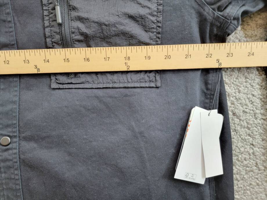 BASS OUTDOOR Relaxed Fit Worker Shirt Jacket Men's M Black Beauty Button Snap