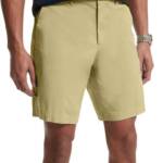 Michael Kors Slim Fit Stretch 9" Shorts Men's 29 Light Sage Pockets Button Zip