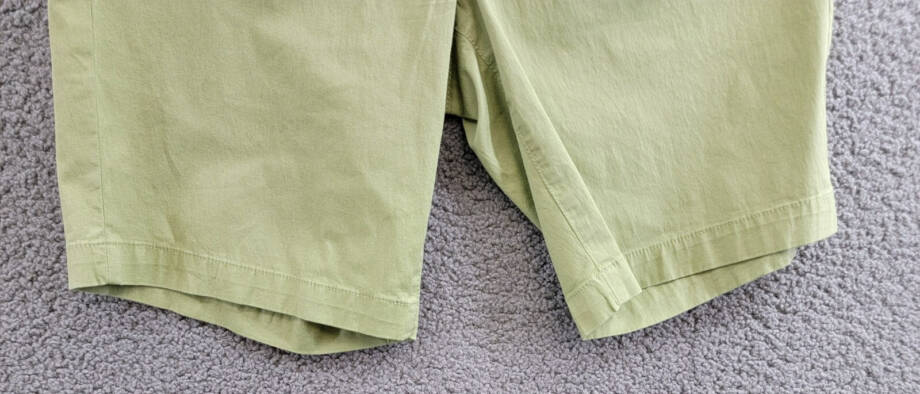 Michael Kors Slim Fit Stretch 9" Shorts Men's 29 Light Sage Pockets Button Zip