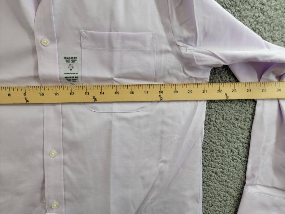 Tommy Hilfiger TH Flex Regular Fit Stretch Oxford Dress Shirt Men's 15.5 32-33