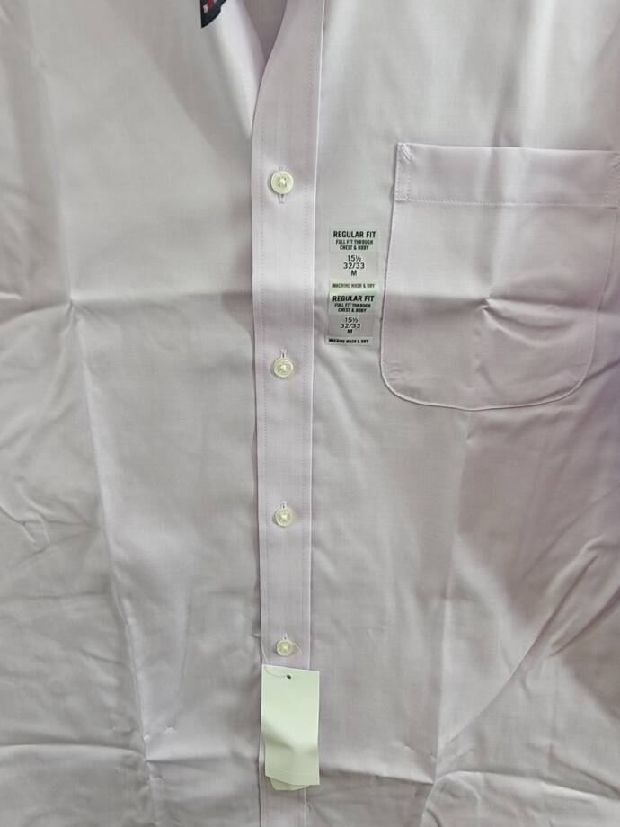 Tommy Hilfiger TH Flex Regular Fit Stretch Oxford Dress Shirt Men's 15.5 32-33