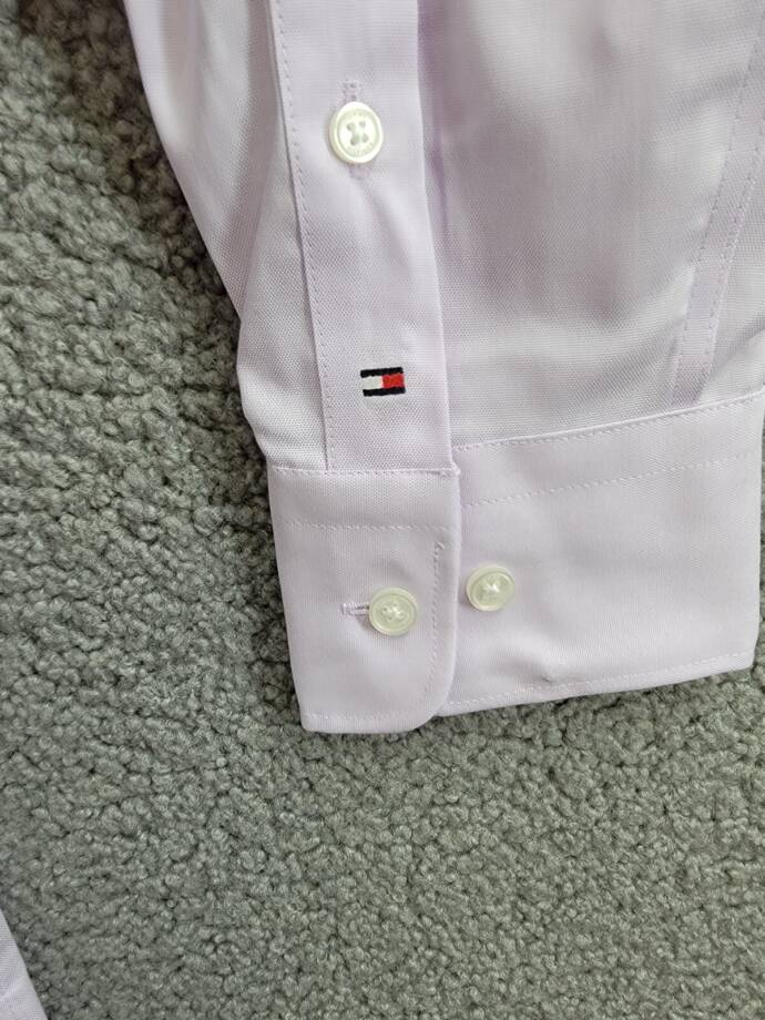 Tommy Hilfiger TH Flex Regular Fit Stretch Oxford Dress Shirt Men's 15.5 32-33
