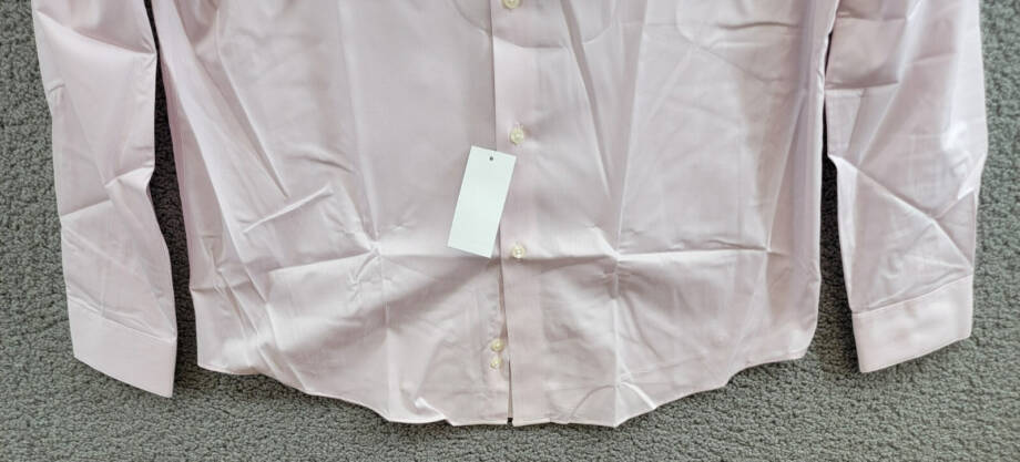 Calvin Klein Steel Plus Regular Fit Modern Pin Cord Dress Shirt Men's 15.5 34-35