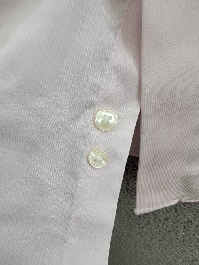 Calvin Klein Steel Plus Regular Fit Modern Pin Cord Dress Shirt Men's 15.5 34-35