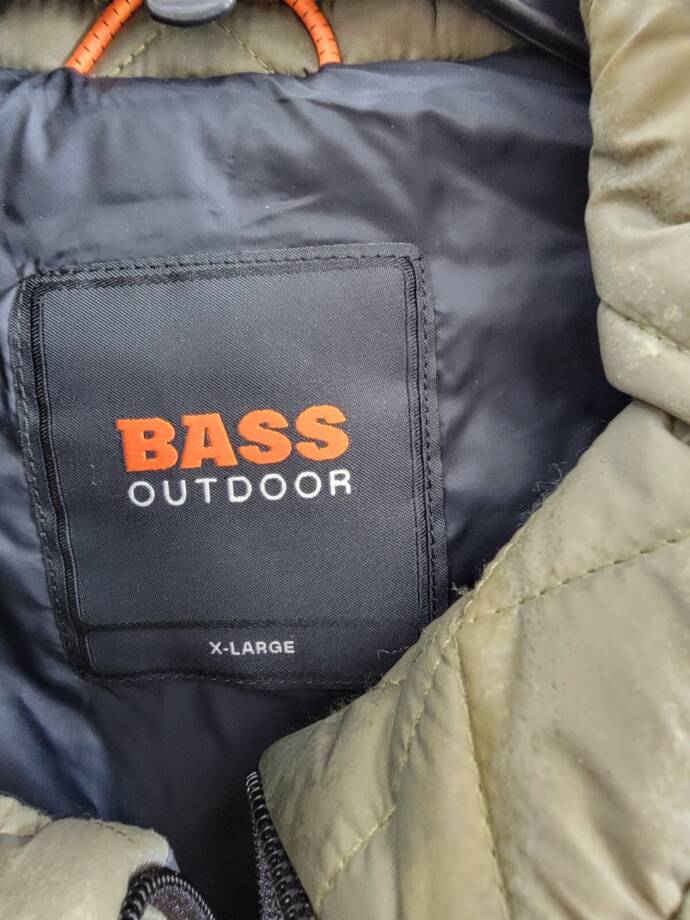 Bass Outdoor Delta Diamond Quilted Packable Puffer Vest Men's XL Olive Combo