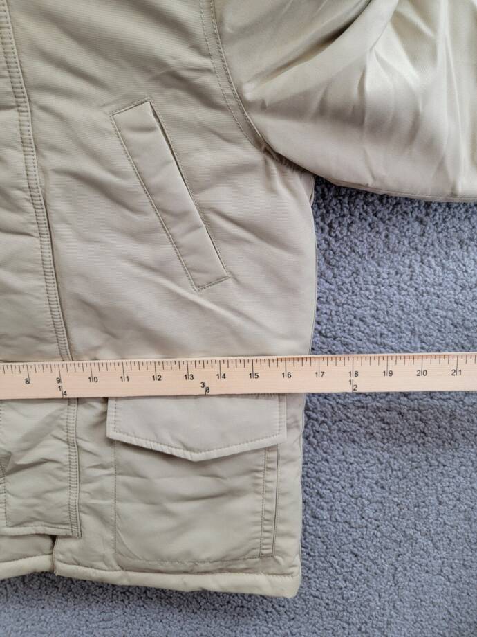 Polo Ralph Lauren Artificial-fur-Trim Down Parka Jacket Big Boys 7 Classic Khaki