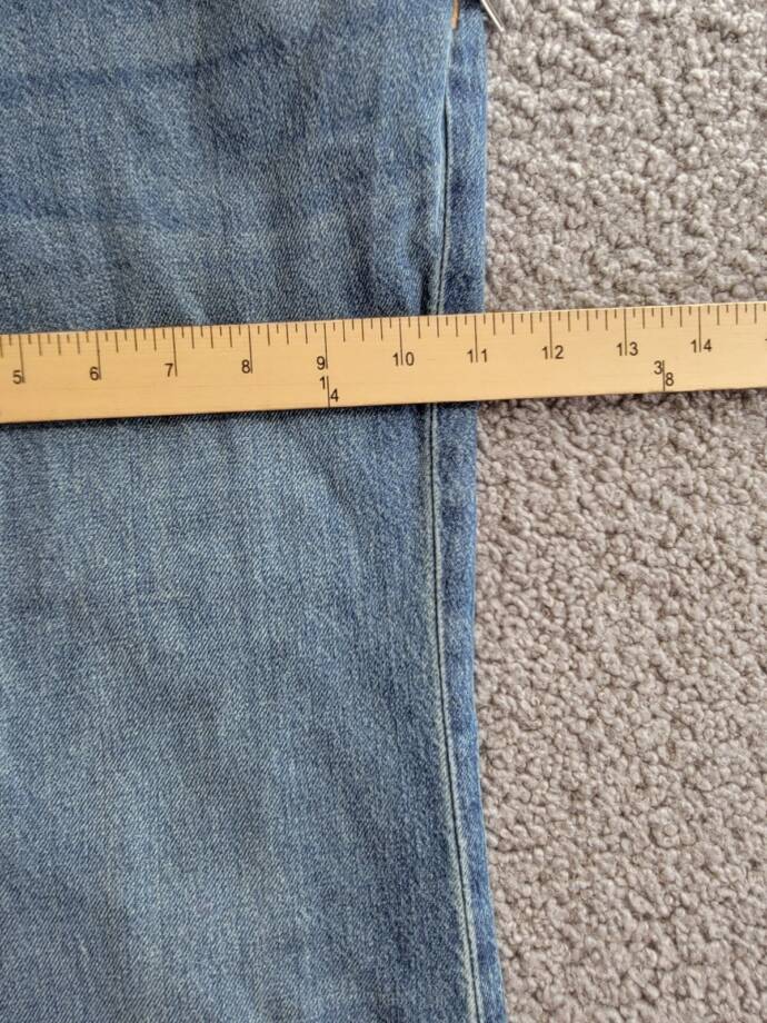 Lauren Ralph Lauren High-Rise Flare Jeans Women's 6 Dusk Indigo Denim Button Fly