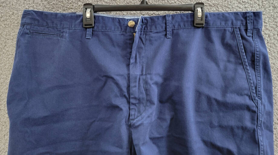 Polo Ralph Lauren Big & Tall Classic-Fit Chino Shorts Men's 46B/46G Navy Button~