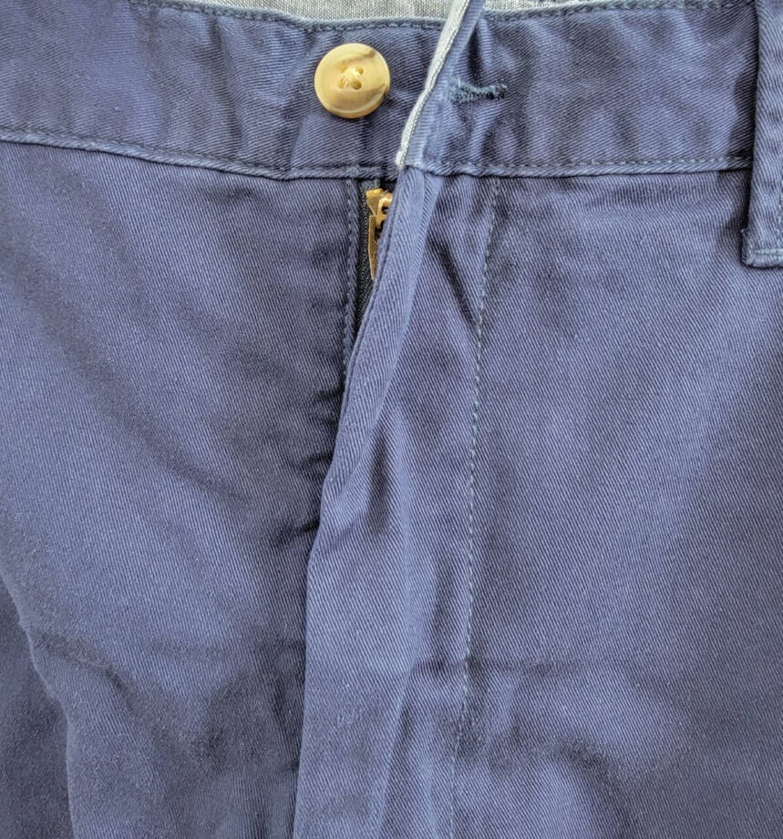 Polo Ralph Lauren Big & Tall Classic-Fit Chino Shorts Men's 46B/46G Navy Button~