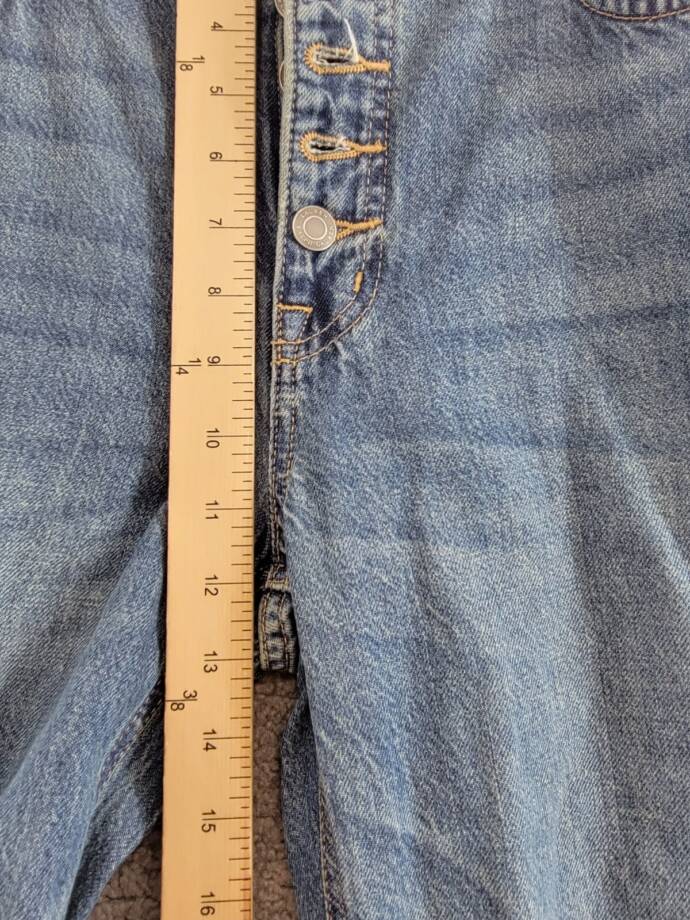 Lauren Ralph Lauren High-Rise Flare Jeans Women's 6 Dusk Indigo Denim Button Fly