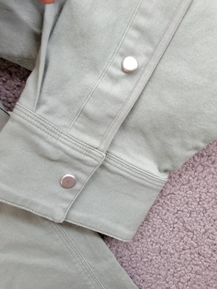 BASS OUTDOOR Relaxed Fit Stretch Worker Shirt Jacket Men's XXL Lily Pad L/S