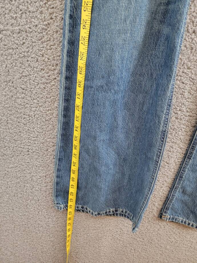 Lauren Ralph Lauren High-Rise Flare Jeans Women's 6 Dusk Indigo Denim Button Fly