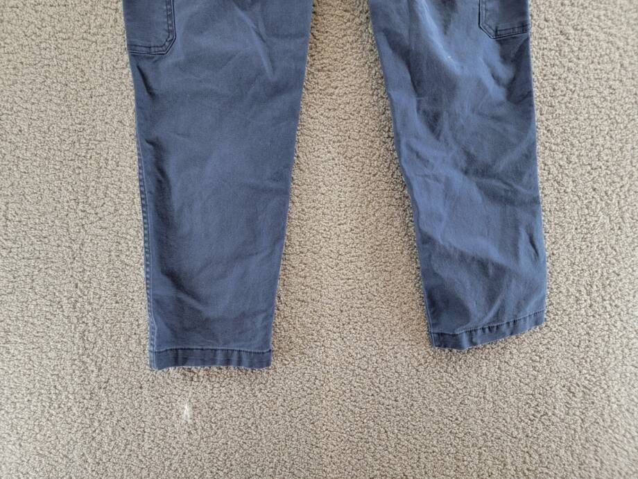 Bass Outdoor High-Rise Canvas Cargo Pants Women's 4 Navy Blazer Straight Leg