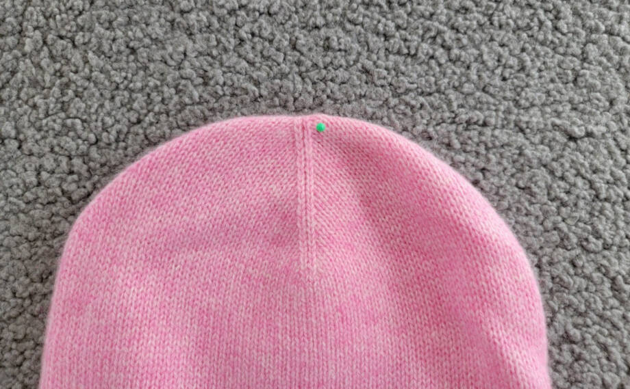 Charter Club 100% Cashmere Cuffed Beanie Women's One Size Bubblegum Heather