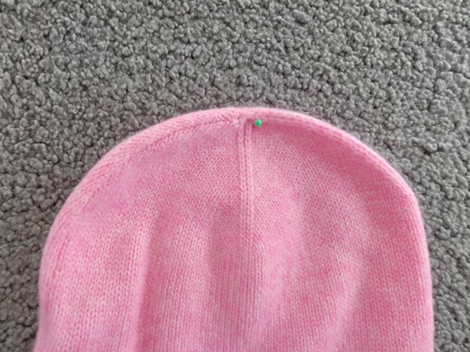 Charter Club 100% Cashmere Cuffed Beanie Women's One Size Bubblegum Heather
