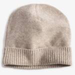 Charter Club 100% Cashmere Cuffed Beanie Women's One Size Taupe Heather
