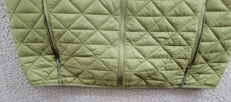 BASS OUTDOOR Delta Diamond Quilted Packable Puffer Vest Men's XL Moss Full Zip