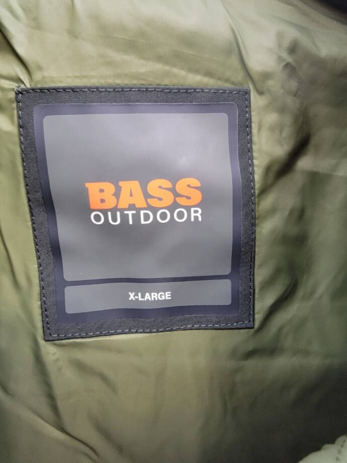 BASS OUTDOOR Delta Diamond Quilted Packable Puffer Vest Men's XL Moss Full Zip