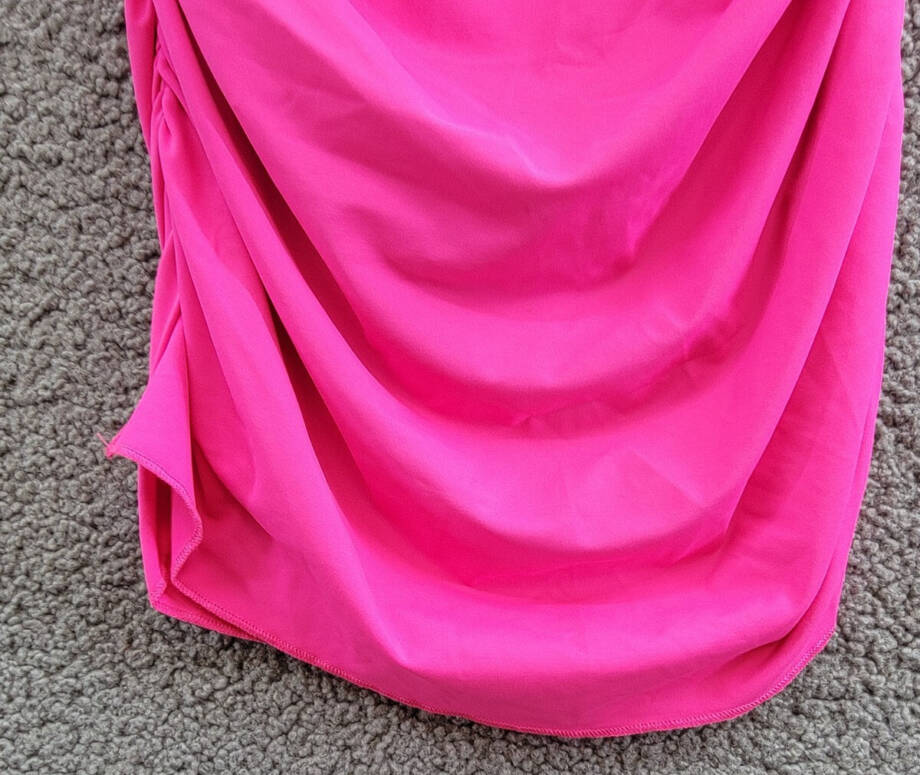BECCA It's A Wrap Convertible Top to Skirt Cover Up Women's S Pink Glow Solid