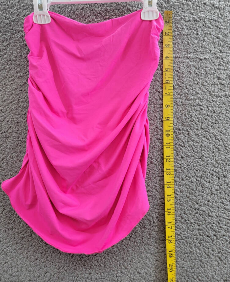 BECCA It's A Wrap Convertible Top to Skirt Cover Up Women's S Pink Glow Solid