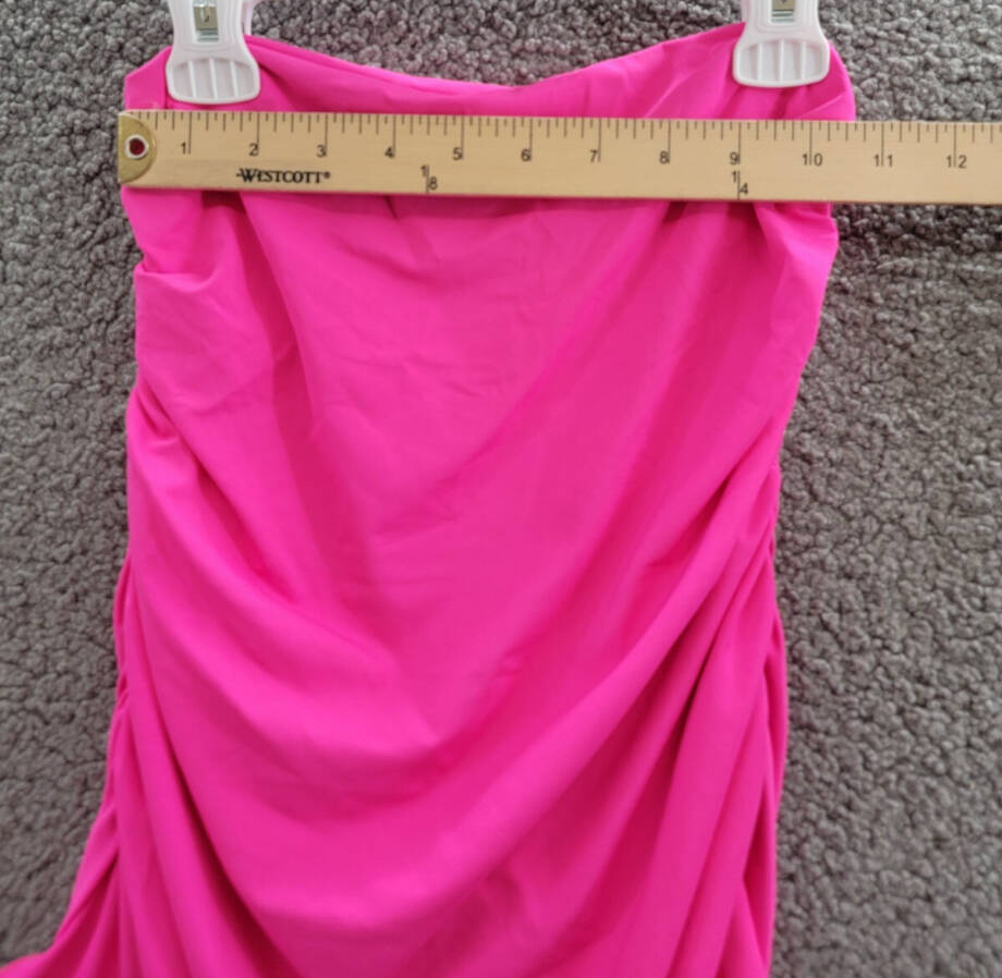 BECCA It's A Wrap Convertible Top to Skirt Cover Up Women's S Pink Glow Solid