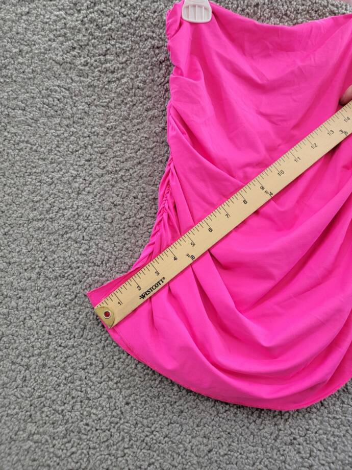 BECCA It's A Wrap Convertible Top to Skirt Cover Up Women's S Pink Glow Solid