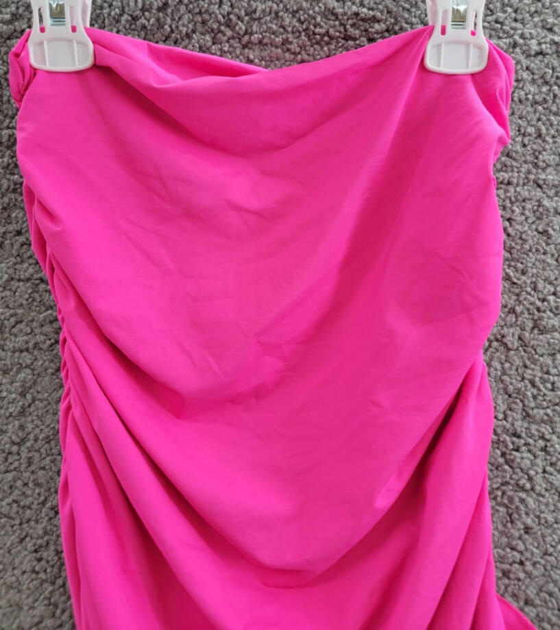 BECCA It's A Wrap Convertible Top to Skirt Cover Up Women's S Pink Glow Solid