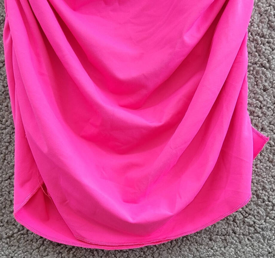 BECCA It's A Wrap Convertible Top to Skirt Cover Up Women's S Pink Glow Solid