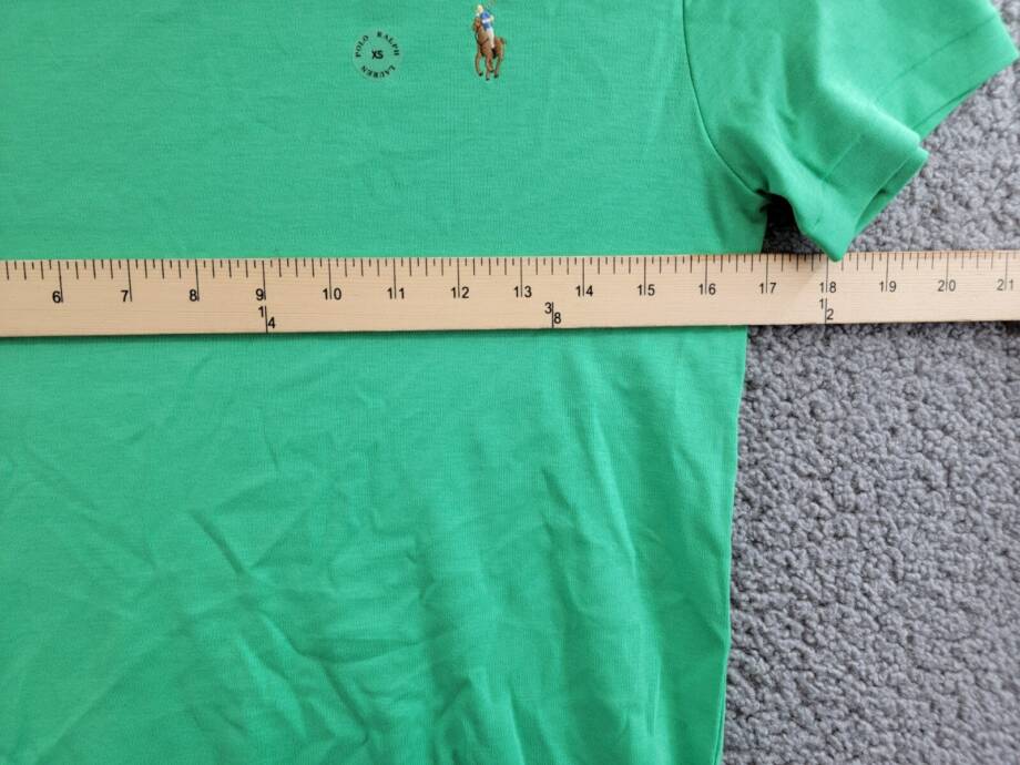 Polo Ralph Lauren Custom Slim Fit T-Shirt Men's XS Green Crewneck Short Sleeve