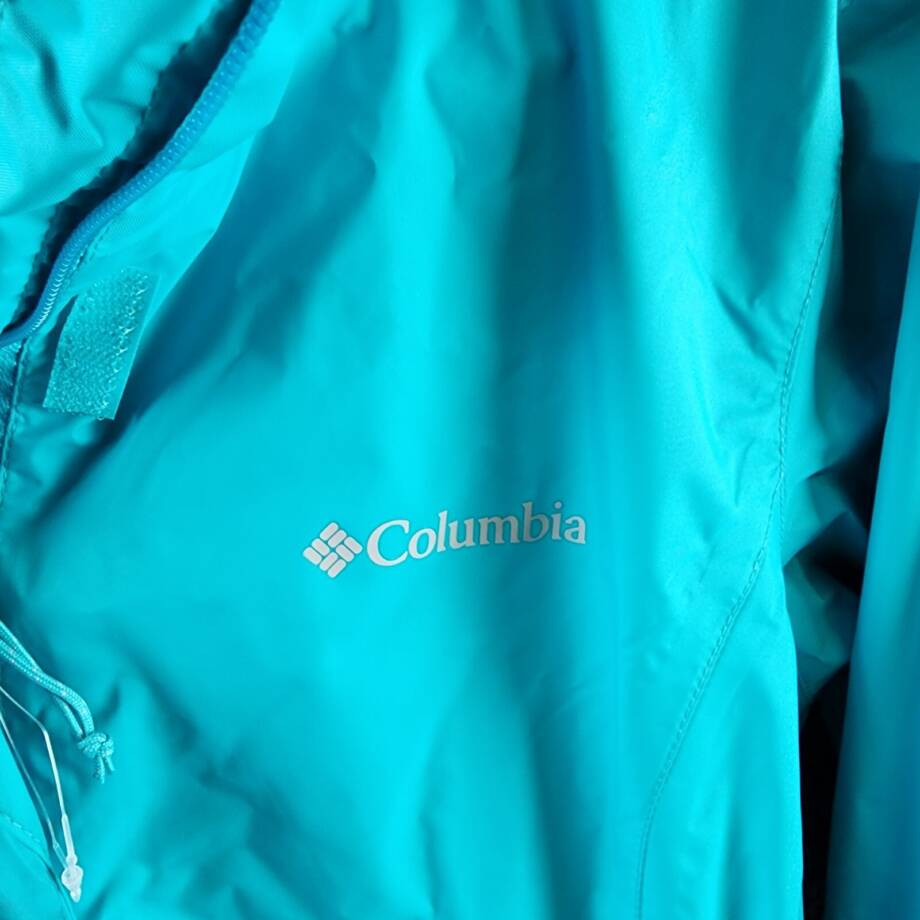 Columbia Omni-Tech™ Arcadia II Rain Jacket Women's XS Teal Full Zip Closure L/S
