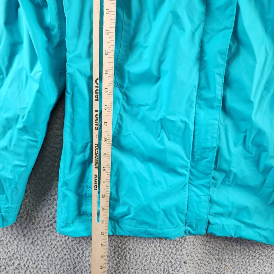 Columbia Omni-Tech™ Arcadia II Rain Jacket Women's XS Teal Full Zip Closure L/S