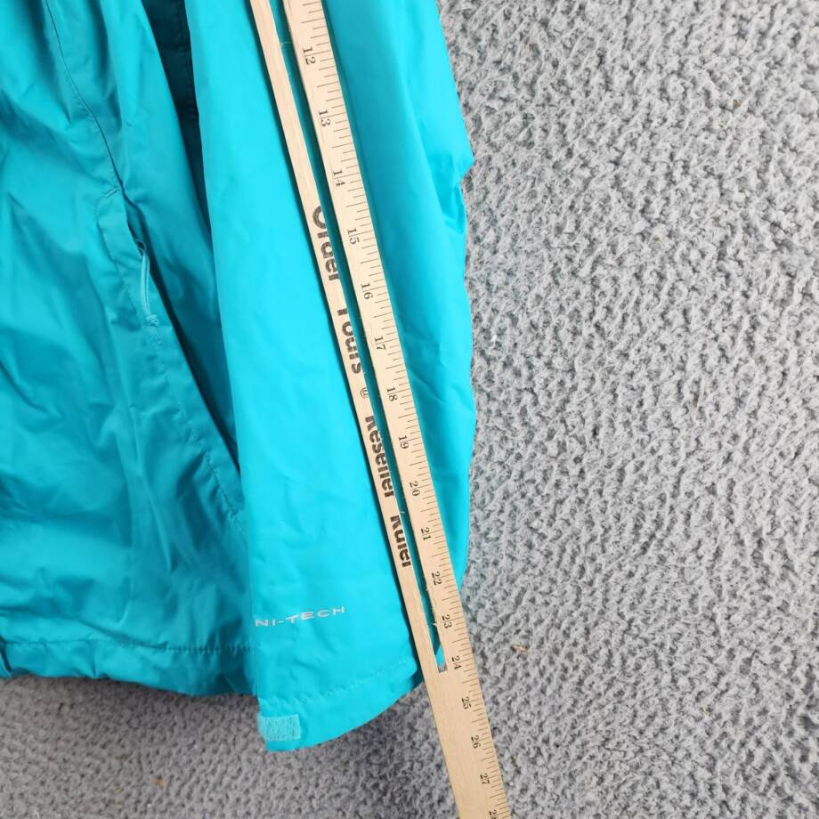 Columbia Omni-Tech™ Arcadia II Rain Jacket Women's XS Teal Full Zip Closure L/S