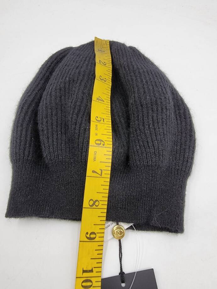 Charter Club Cashmere Knit Beret Women's One Size Classic Black